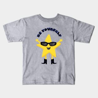 Be yourself Cute and Cool Star Kids T-Shirt